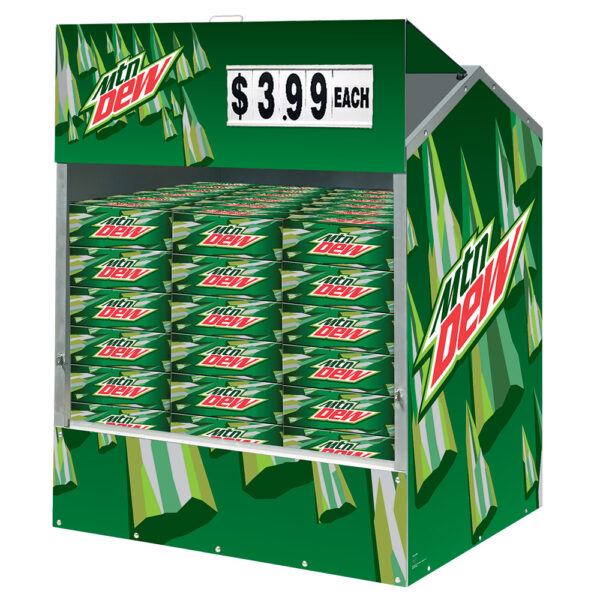 Mountain Dew Steel Master Dock Locker® Outdoor Beverage Display - Image 3