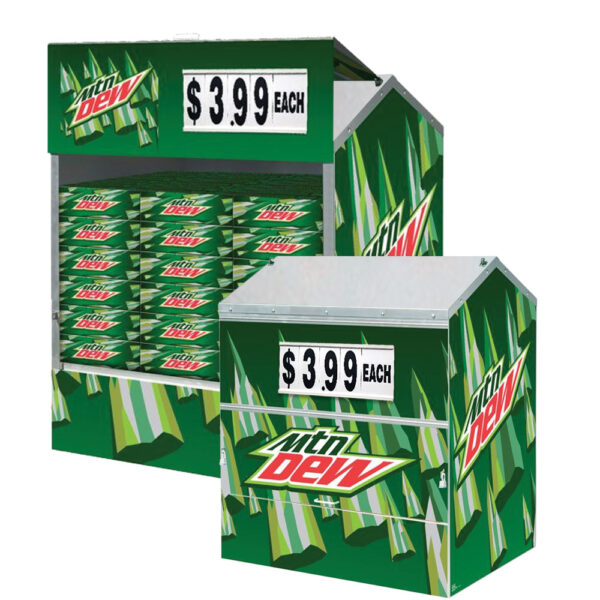 Mountain Dew Steel Master Dock Locker® Outdoor Beverage Display