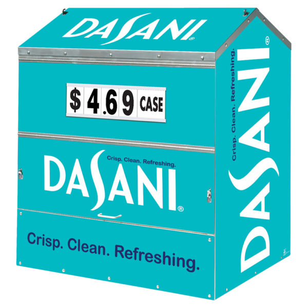 Dasani Steel Master Dock Locker® Outdoor Beverage Display