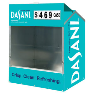 Dasani Steel Master Dock Locker® Outdoor Beverage Display