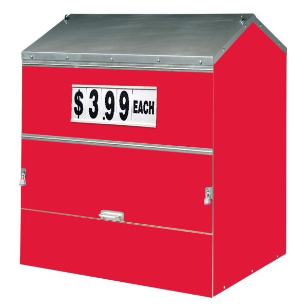 Red Steel Master Dock Locker® Outdoor Display - Image 3