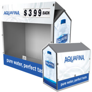 Aquafina Dock Locker 54 Outdoor Beverage Display by Intermarket Technology