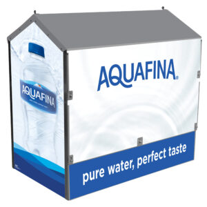 Aquafina Dock Locker 54 Outdoor Beverage Display by Intermarket Technology