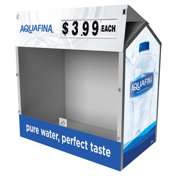 Aquafina Dock Locker 54 Outdoor Beverage Display by Intermarket Technology