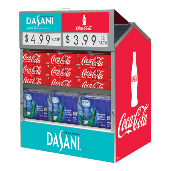 Coca-Cola / Dasani Steel Master Dock Locker® Outdoor Beverage Display