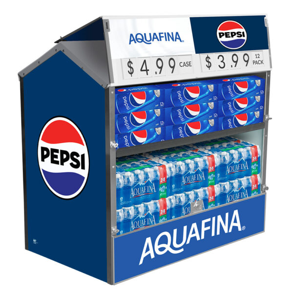 Pepsi / Aquafina Dock Locker 54 Outdoor Beverage Display