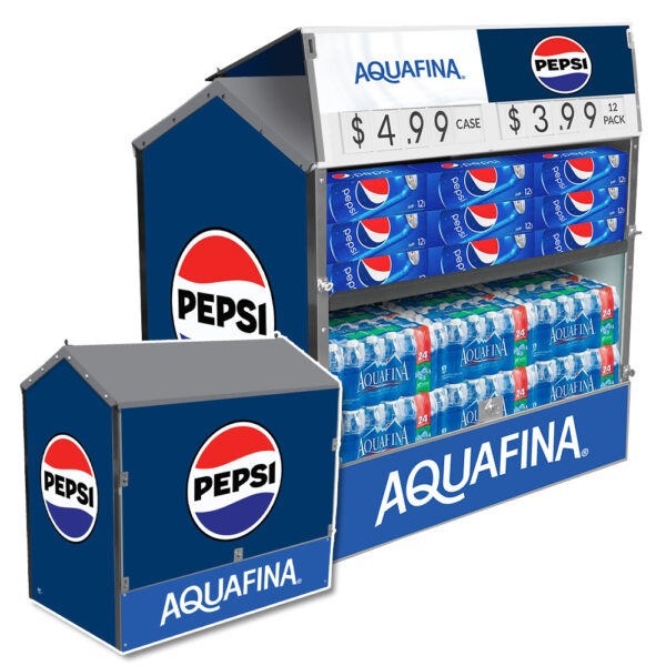 Pepsi / Aquafina Dock Locker 54 Outdoor Beverage Display