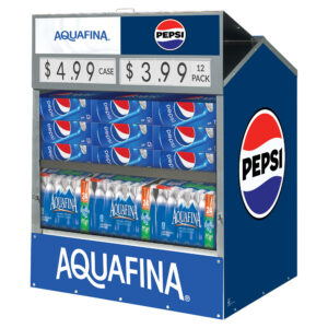 Pepsi / Aquafina Steel Master Dock Locker Outdoor Beverage Display