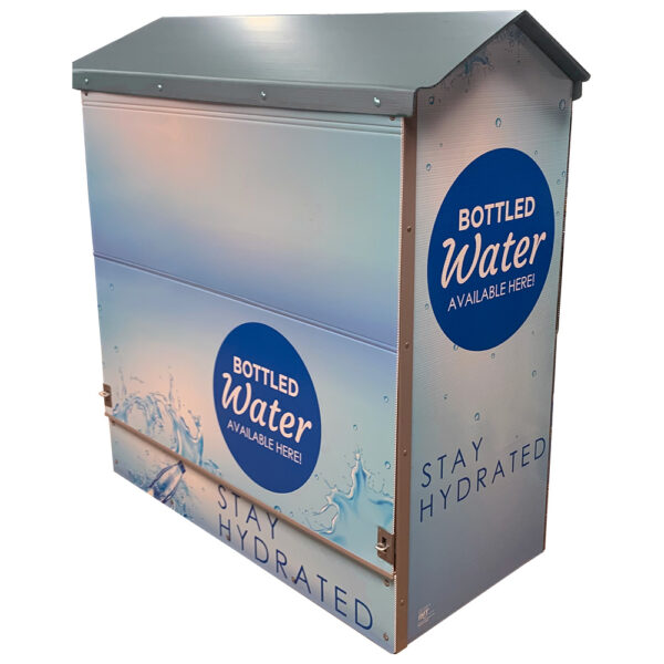 Bottled Water Dock Locker® 46 Outdoor Beverage Display - Image 3