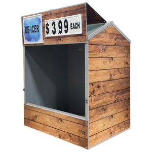 Wood Planks Steel Master Dock Locker Product Display