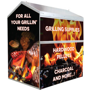 Grilling Center Steel Master Dock Locker® Charcoal Outdoor Display