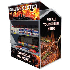 Grilling Center Steel Master Dock Locker® Charcoal Outdoor Display