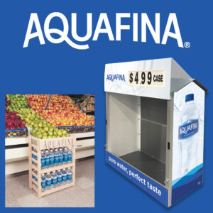 Aquafina Beverage Displays